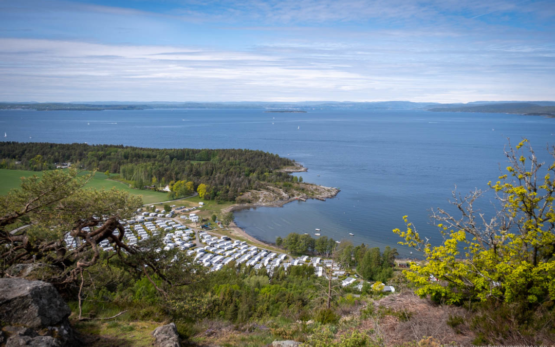 Med bybobil til Nes Camping på Jeløya